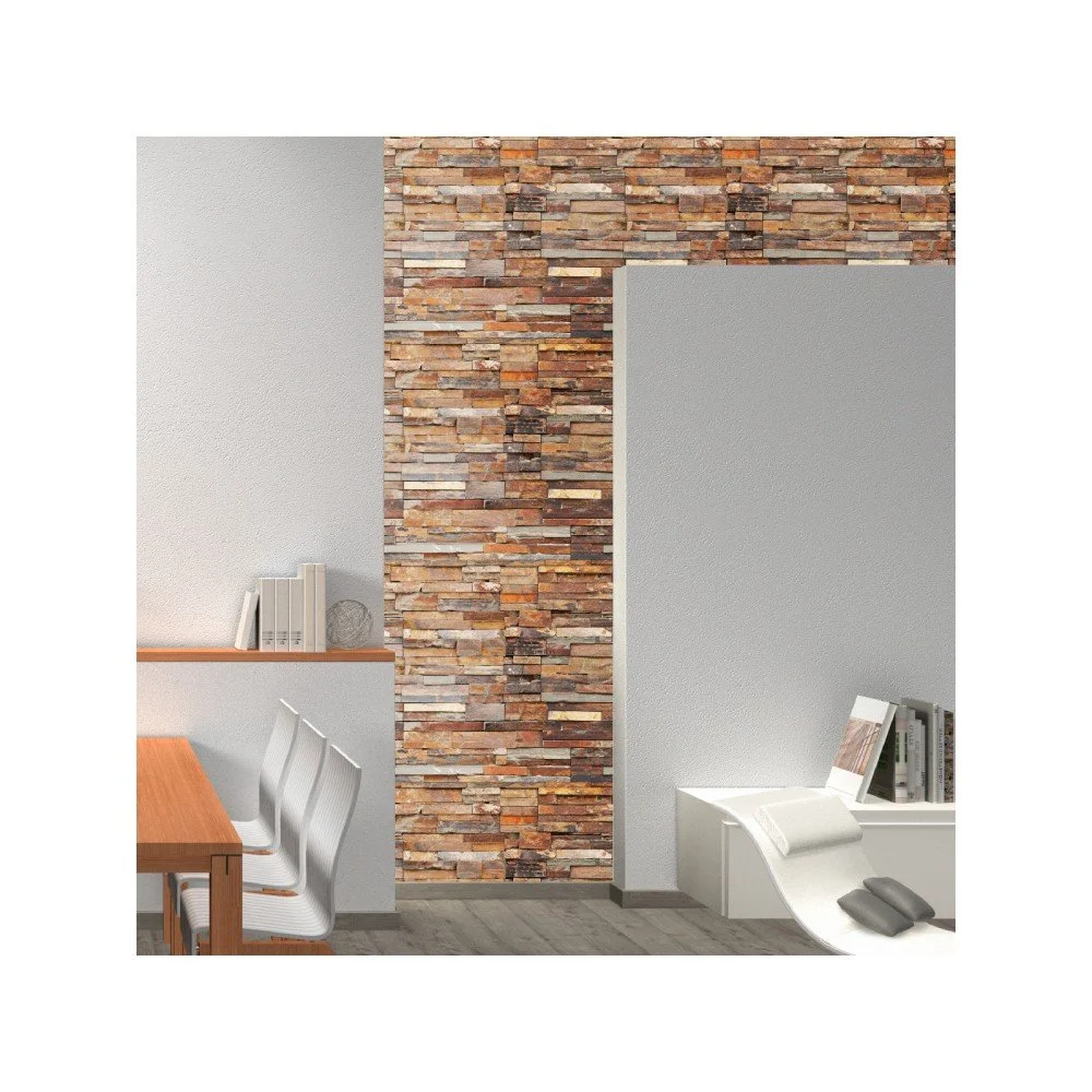 Nástěnná samolepka Ambiance Materials Menton Stone Cladding, 40 x 40 cm v:1181696