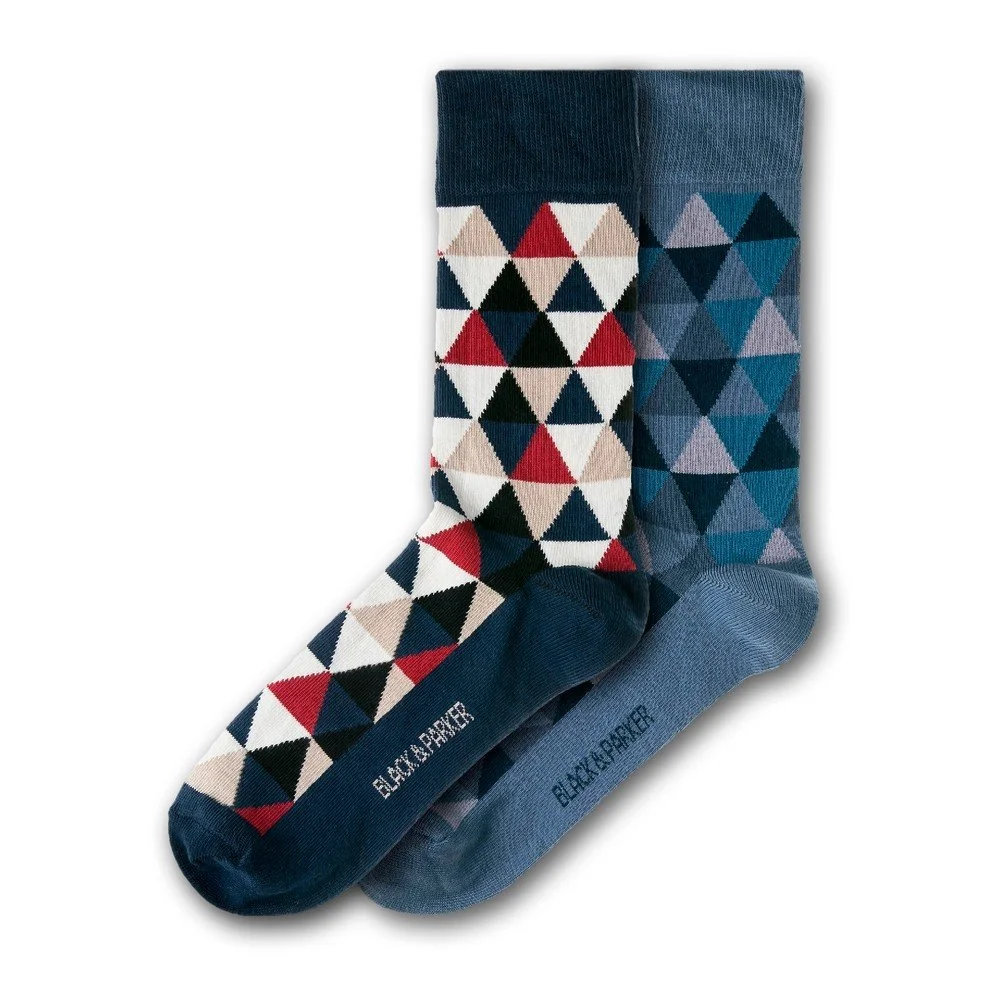 Sada 2 párů ponožek Black&Parker London Harris Garden, vel. 37 - 43 v:1219348