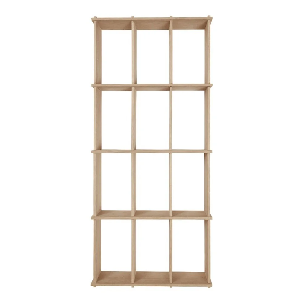 Patrová police z dubového dřeva v přírodní barvě 64 cm Grid – OYOY Living Design v:1925902