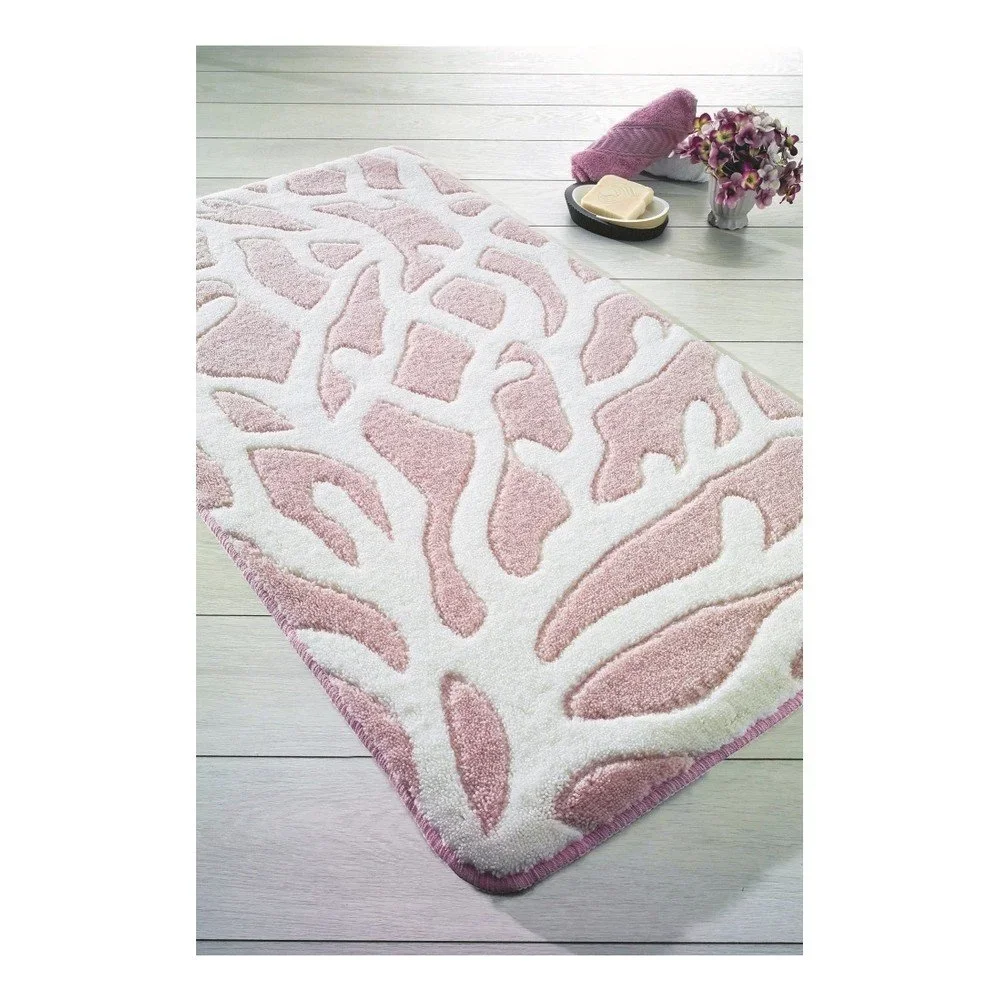 Růžová předložka do koupelny Confetti Bathmats Moss, 57 x 100 cm v:763334