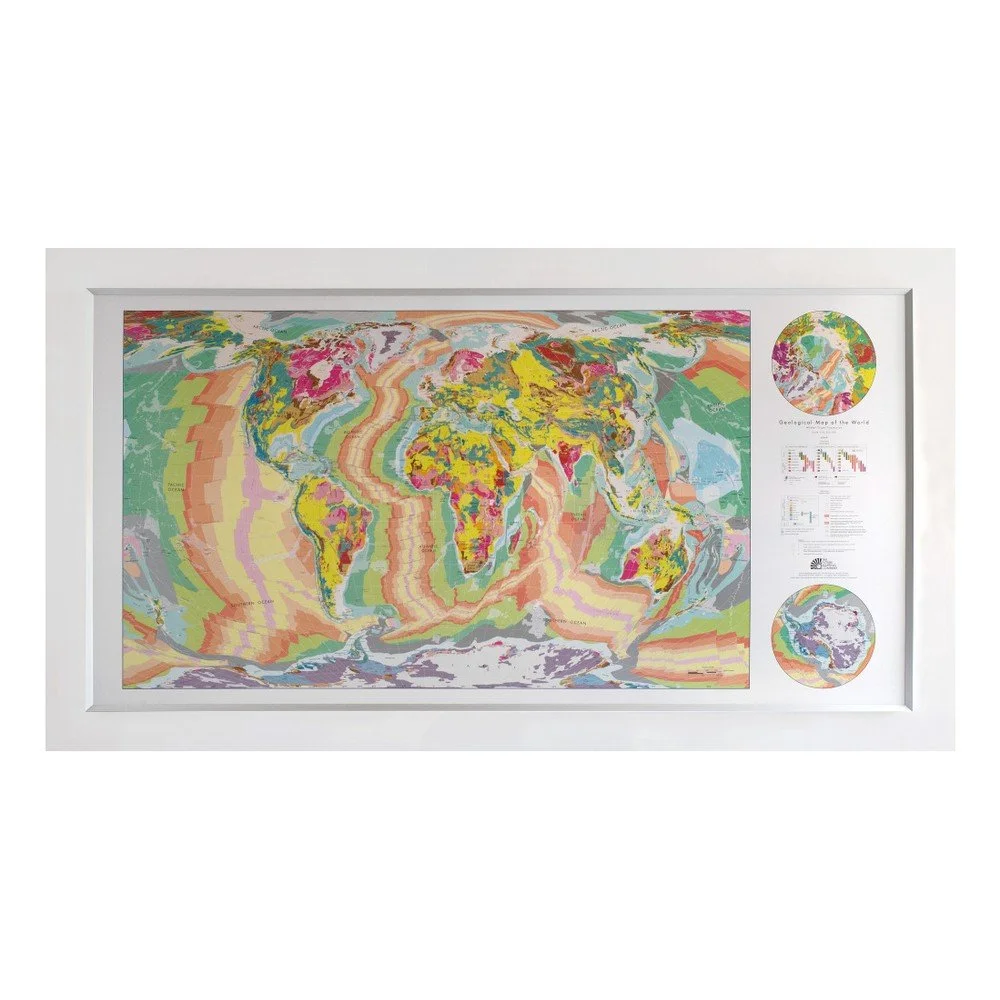 Magnetická mapa World Geology Map, 196 x 100 cm v:788024