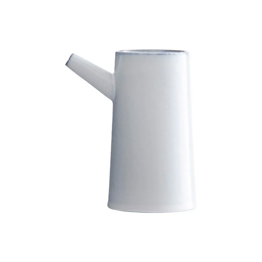 Bílá váza House Doctor Tube, 17 cm v:781742 Bílá váza House Doctor Tube, 17 cm v:781742