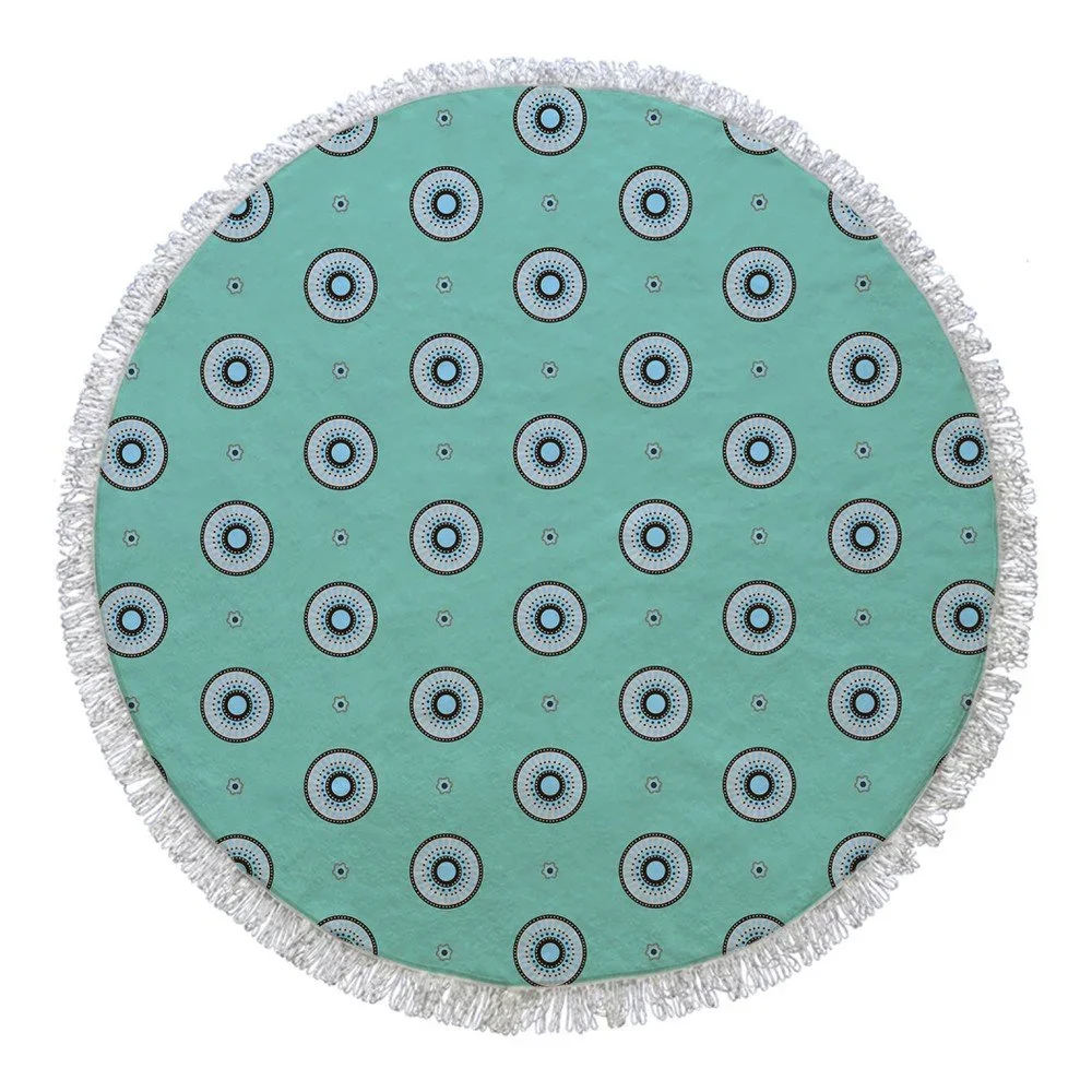 Kruhová osuška Dotted, ⌀ 155 cm v:825414