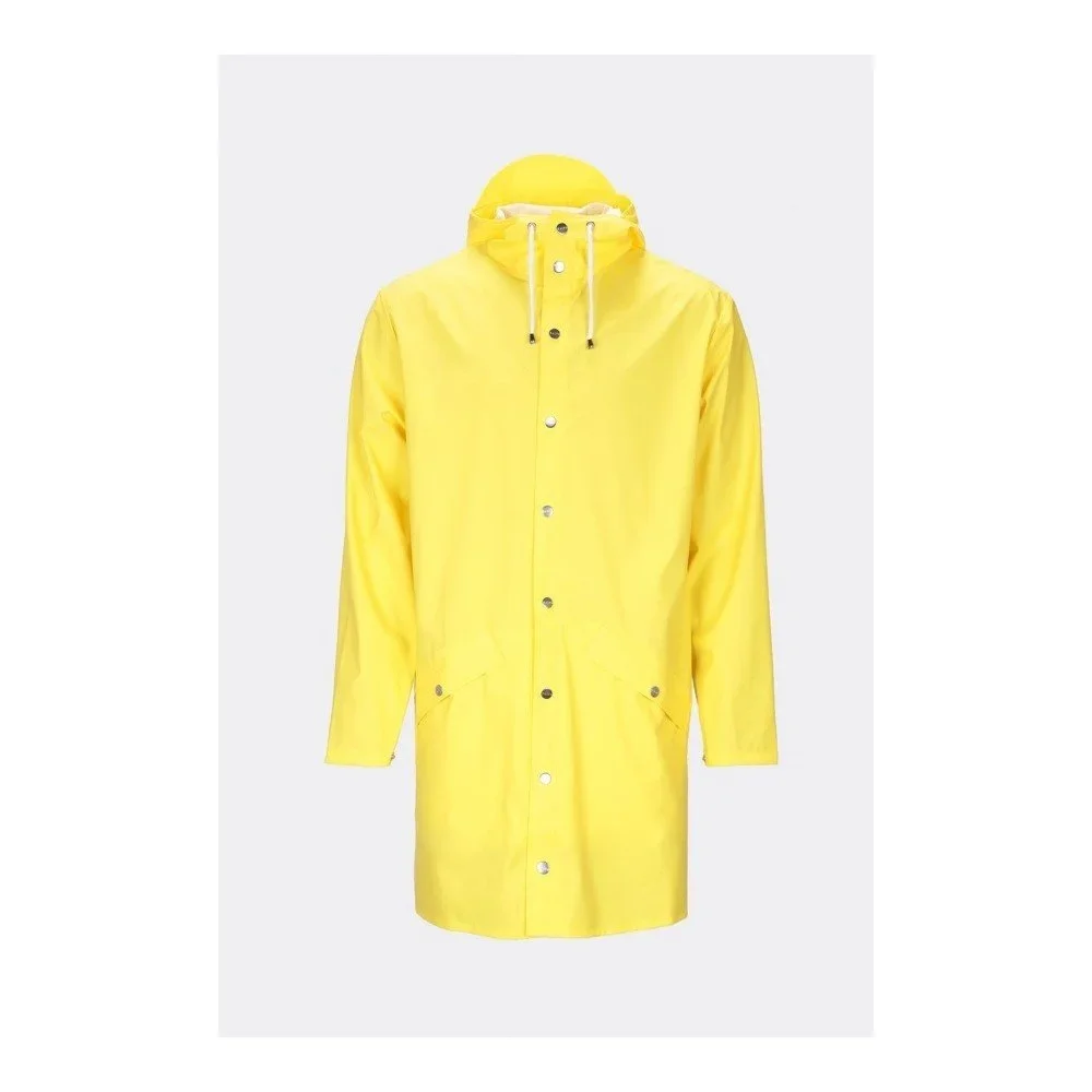 Žlutá unisex bunda s vysokou voděodolností Rains Long Jacket, velikost XS / S v:1123924
