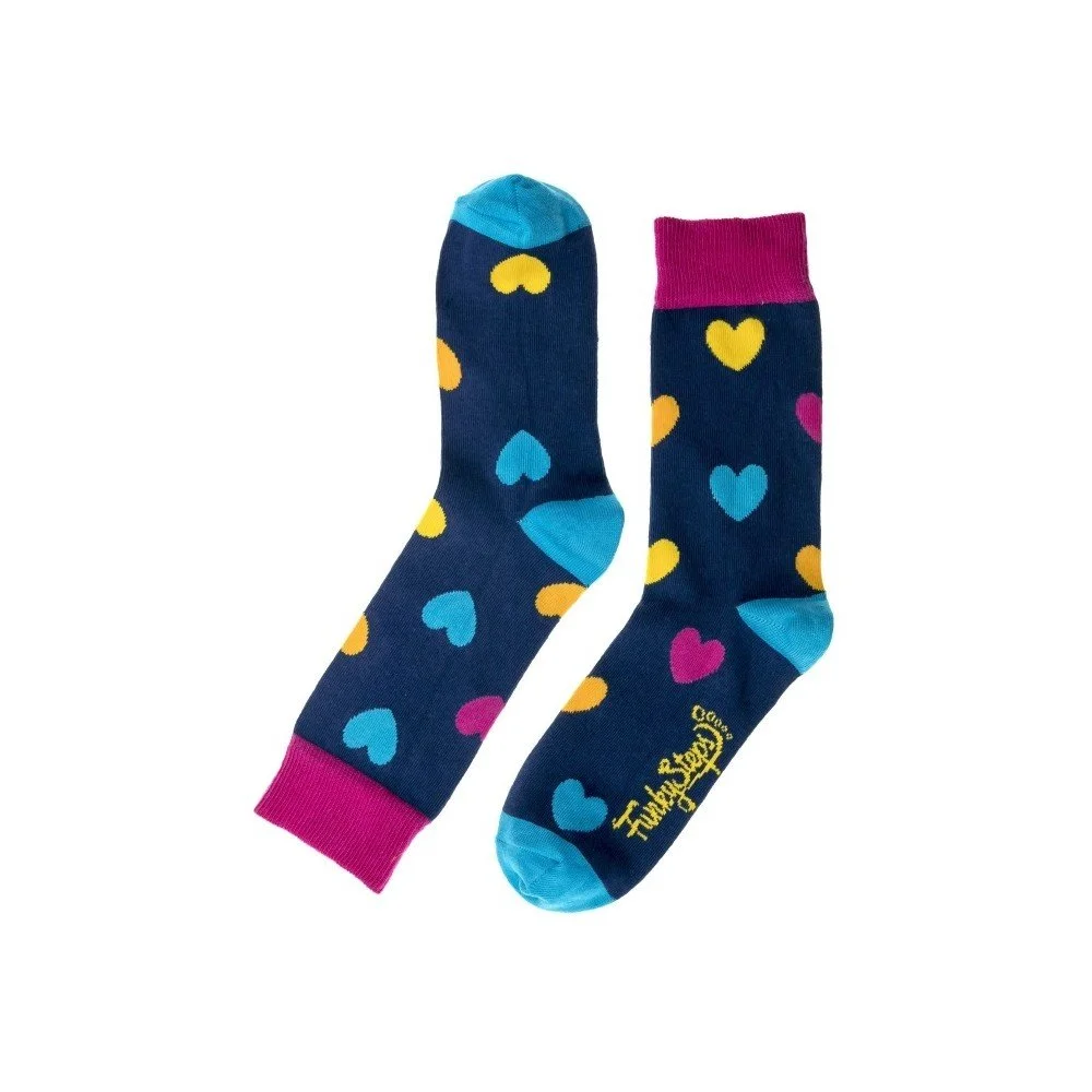 Barevné ponožky Funky Steps Love, velikost 35 – 39 v:1157092