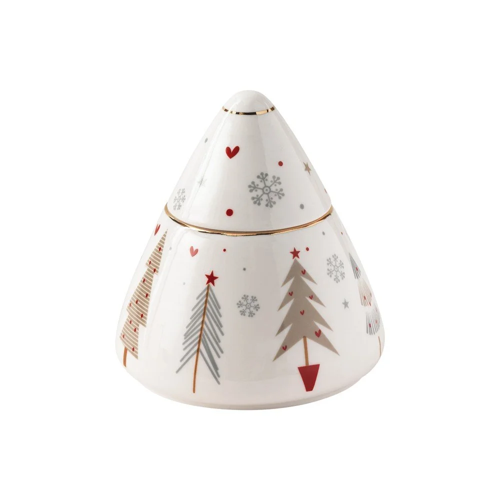Porcelánová cukřenka s vánočním motivem Brandani Fiocco, ⌀ 10,5 cm v:1391977