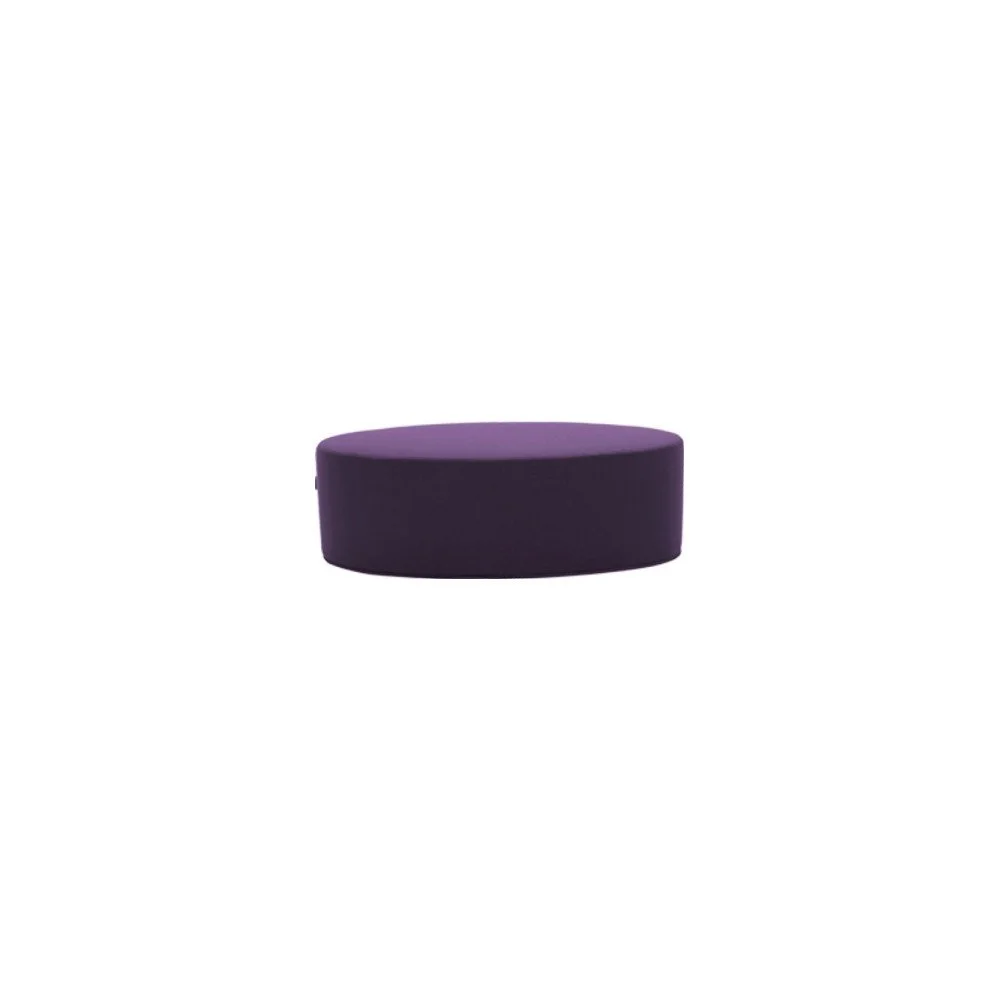 Tmavě fialový puf Softline Bon-Bon Eco Cotton Lilac, délka 60 cm v:1195338