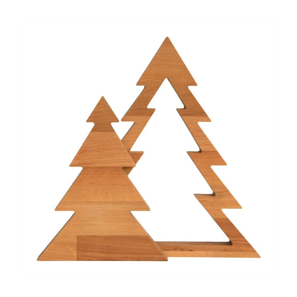 Dekorace z olšového dřeva Nørdifra Duo Xmas, výška 32,5 cm v:1292972
