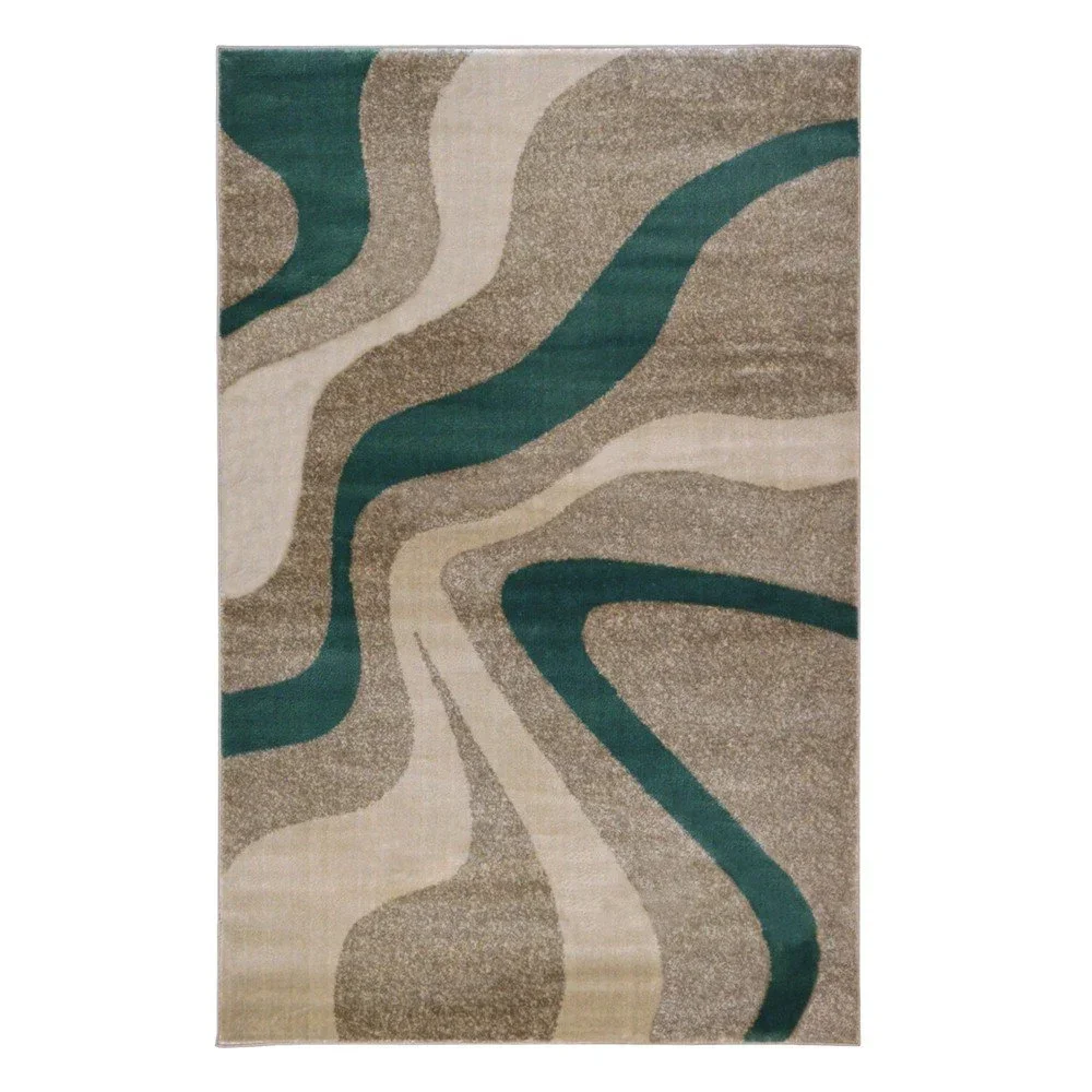 Šedý koberec Webtappeti Swirl Aqua, 140 x 200 cm v:1321746