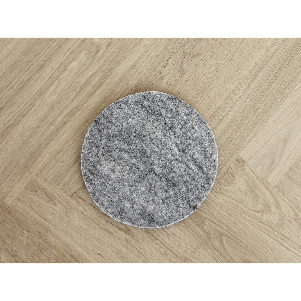 Ocelově šedý plstěný podtácek z vlny Wooldot Felt Coaster, ⌀ 40 cm v:1341133