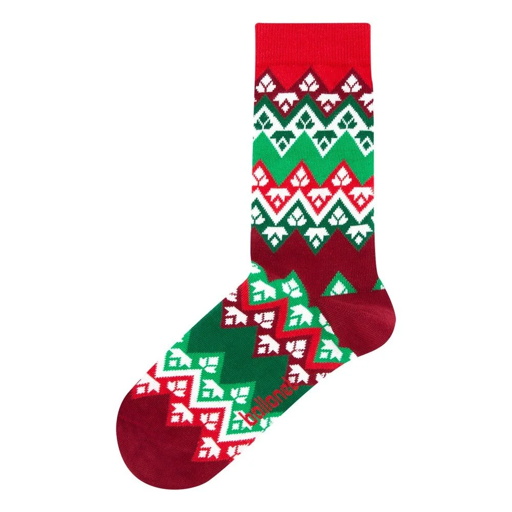 Ponožky v dárkovém balení Ballonet Socks Season's Greetings Socks Card with Flake, velikost 36 v:1365411