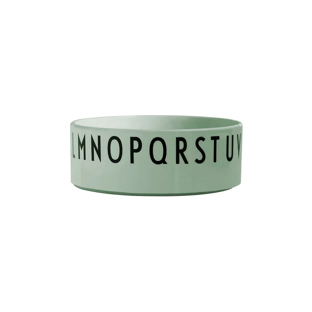 Zelená dětská miska Design Letters Eat & Learn, ø 11 cm v:1417851