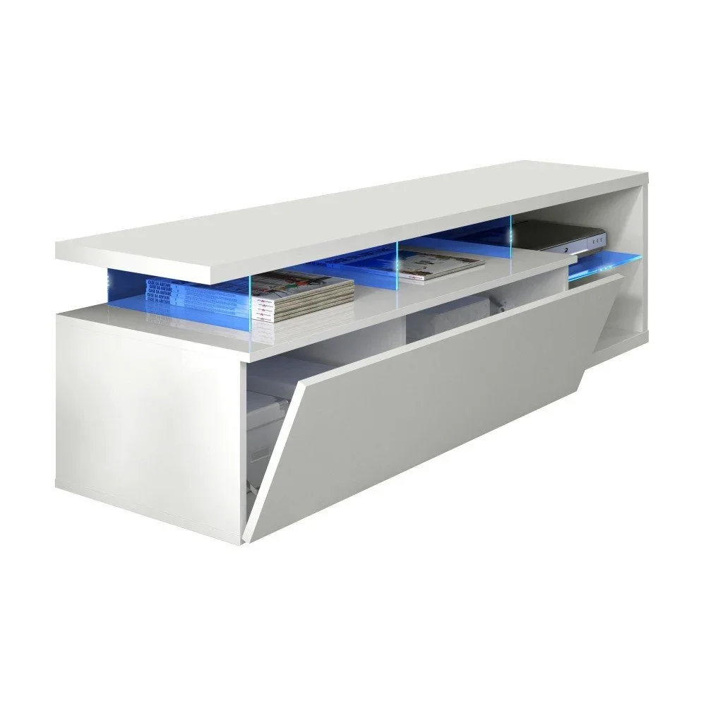 Bílý TV stolek 13Casa Future v:953252