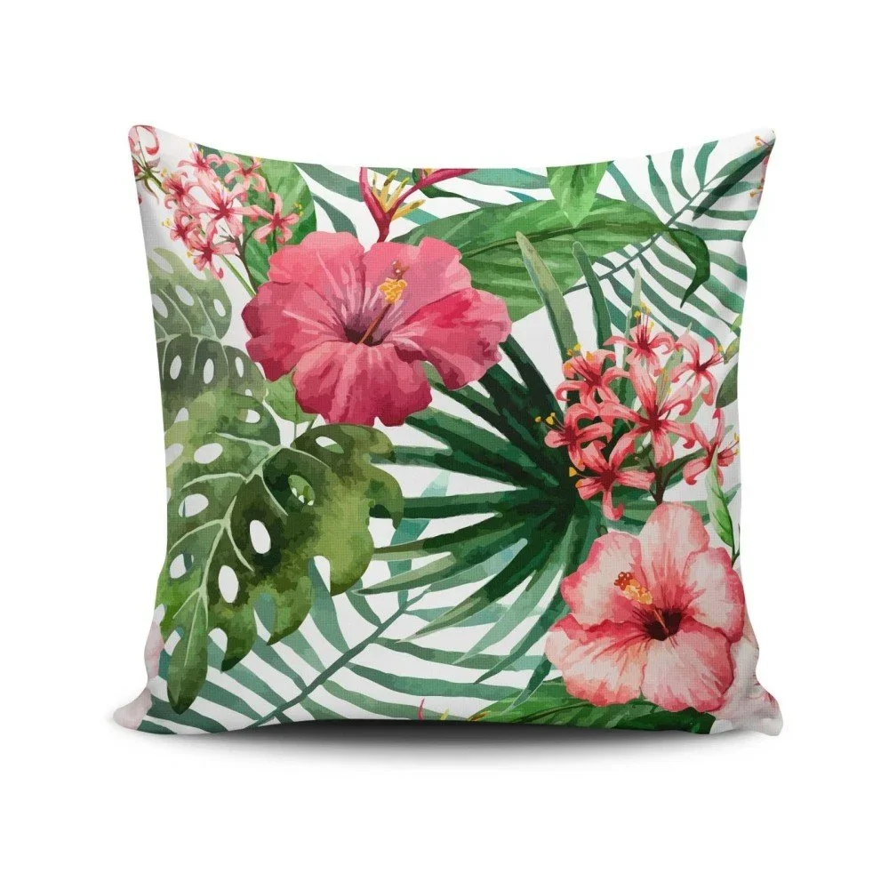 Polštář s příměsí bavlny Cushion Love Jungle Flowers, 45 x 45 cm v:1241634