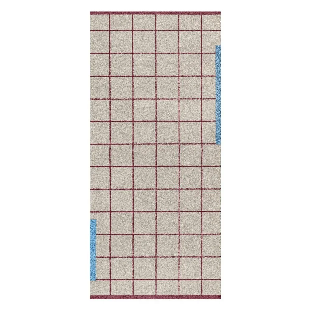 Vínový/šedý koberec 70x150 cm Network – Mette Ditmer Denmark v:1938176