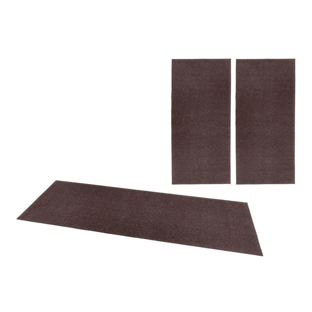 Sada 3 antracitově šedých běhounů Hanse Home Pure v:851674