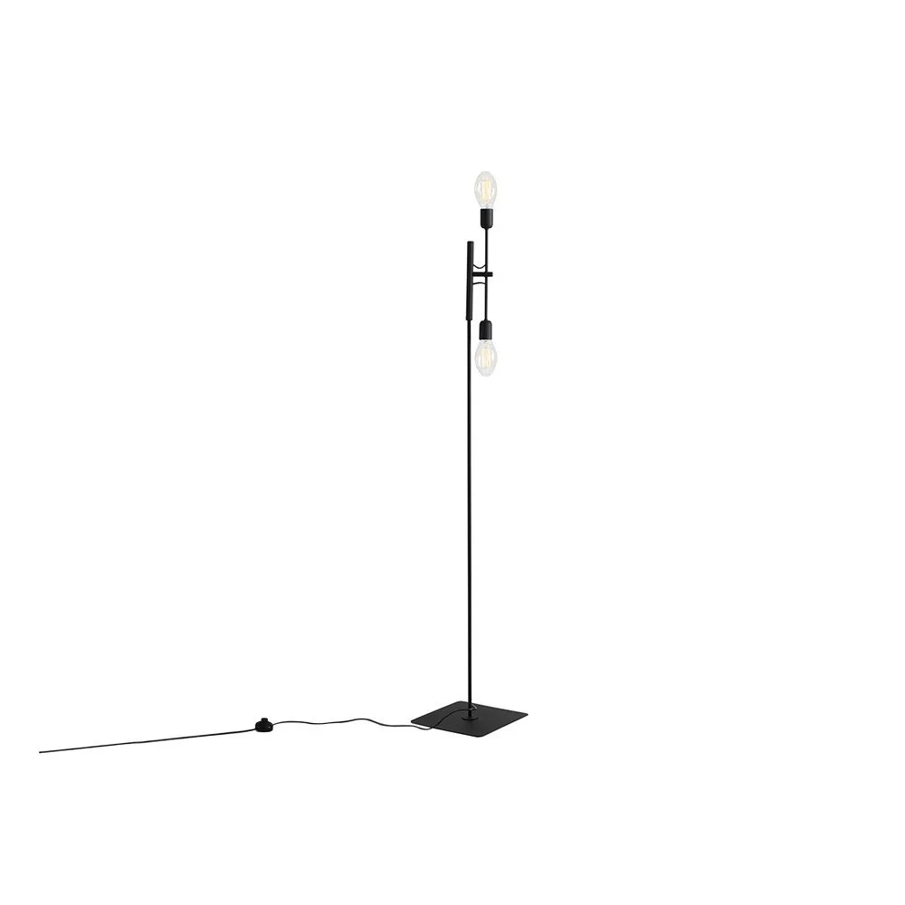 Černá stojací lampa pro 2 žárovky Custom Form Twigo v:934978