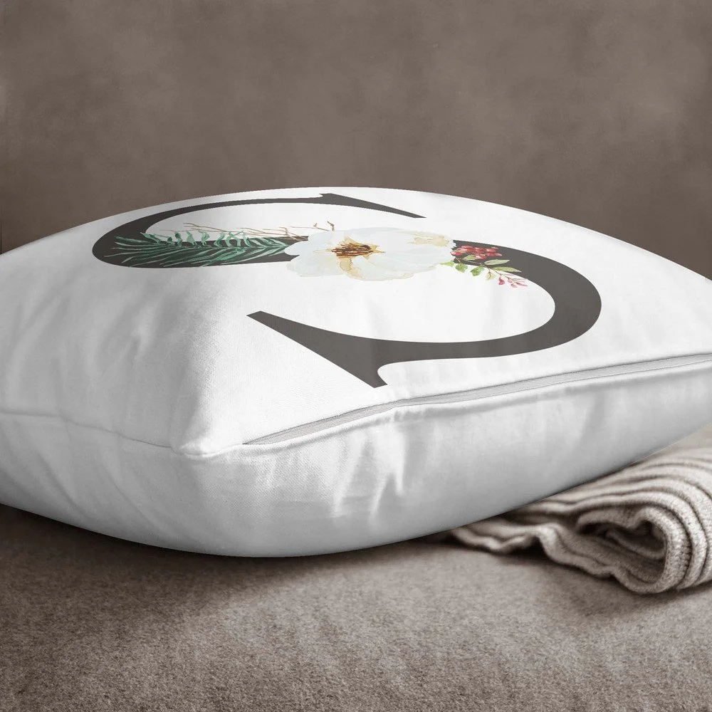 Povlak na polštář Minimalist Cushion Covers Floral Alphabet S, 45 x 45 cm v:1340255