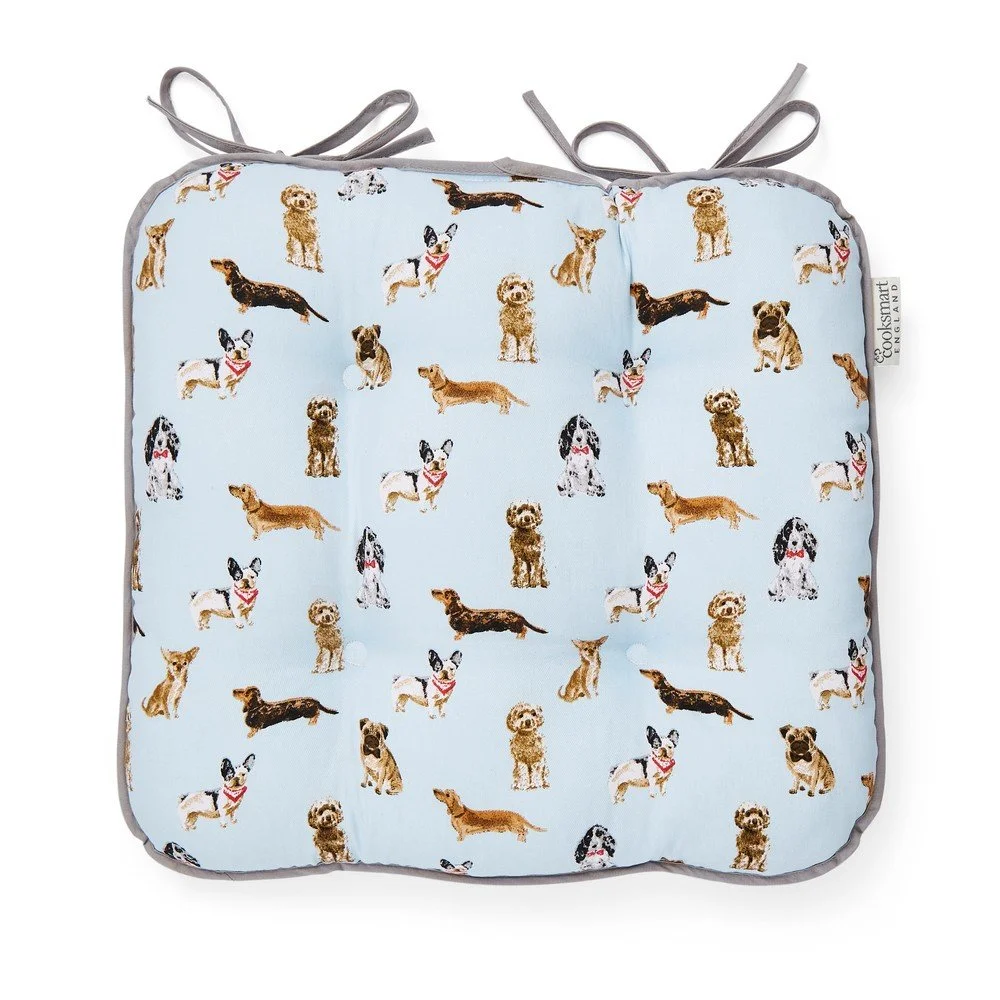 Bavlněný podsedák Cooksmart ® Curious Dogs, 43 x 43 cm v:1445340