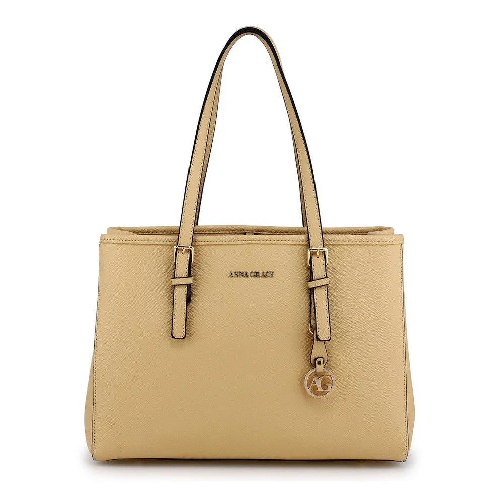 Béžová kabelka L&S Bags Runa v:985548 Béžová kabelka L&S Bags Runa v:985548