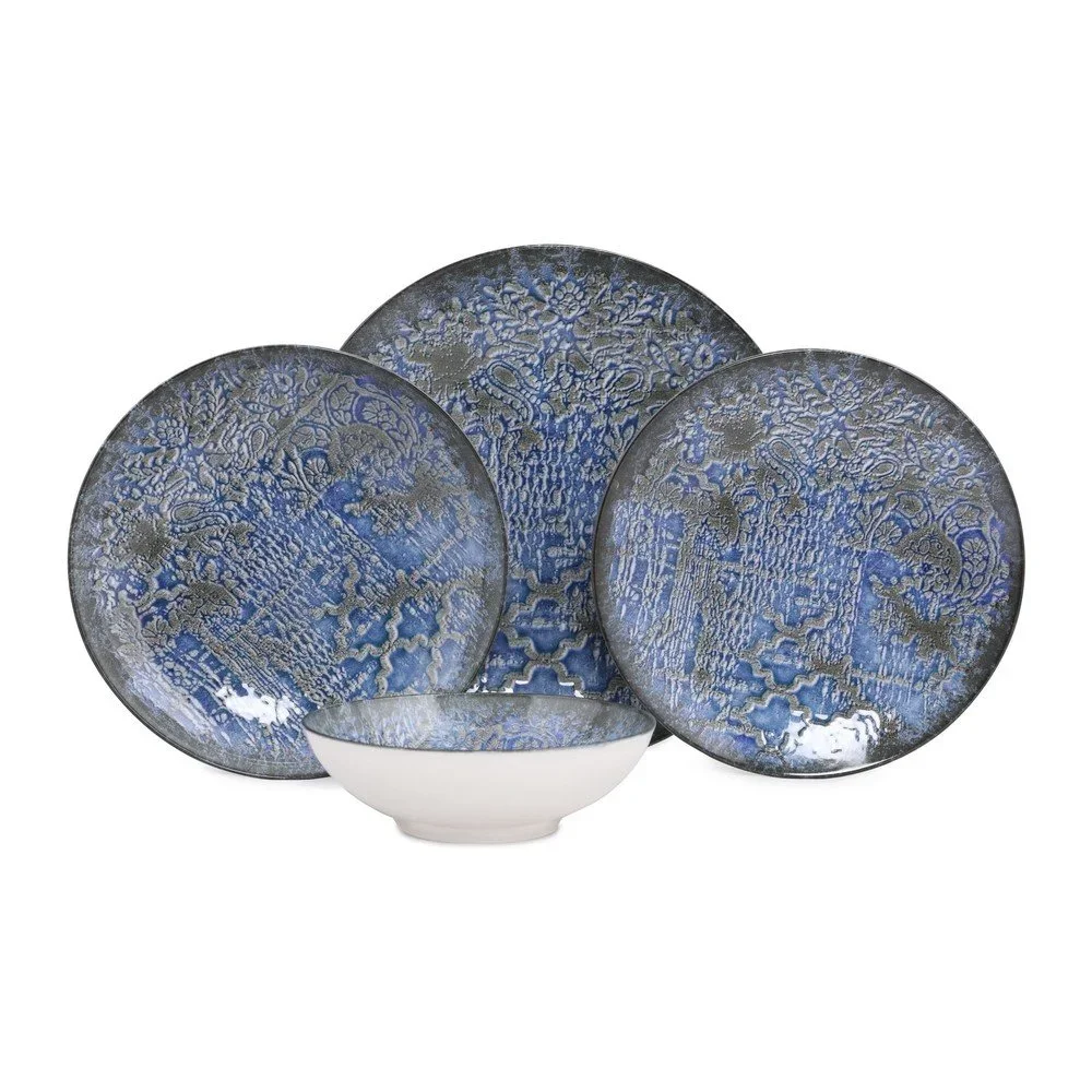 24dílná sada porcelánového nádobí Güral Porselen Ornaments v:1405265