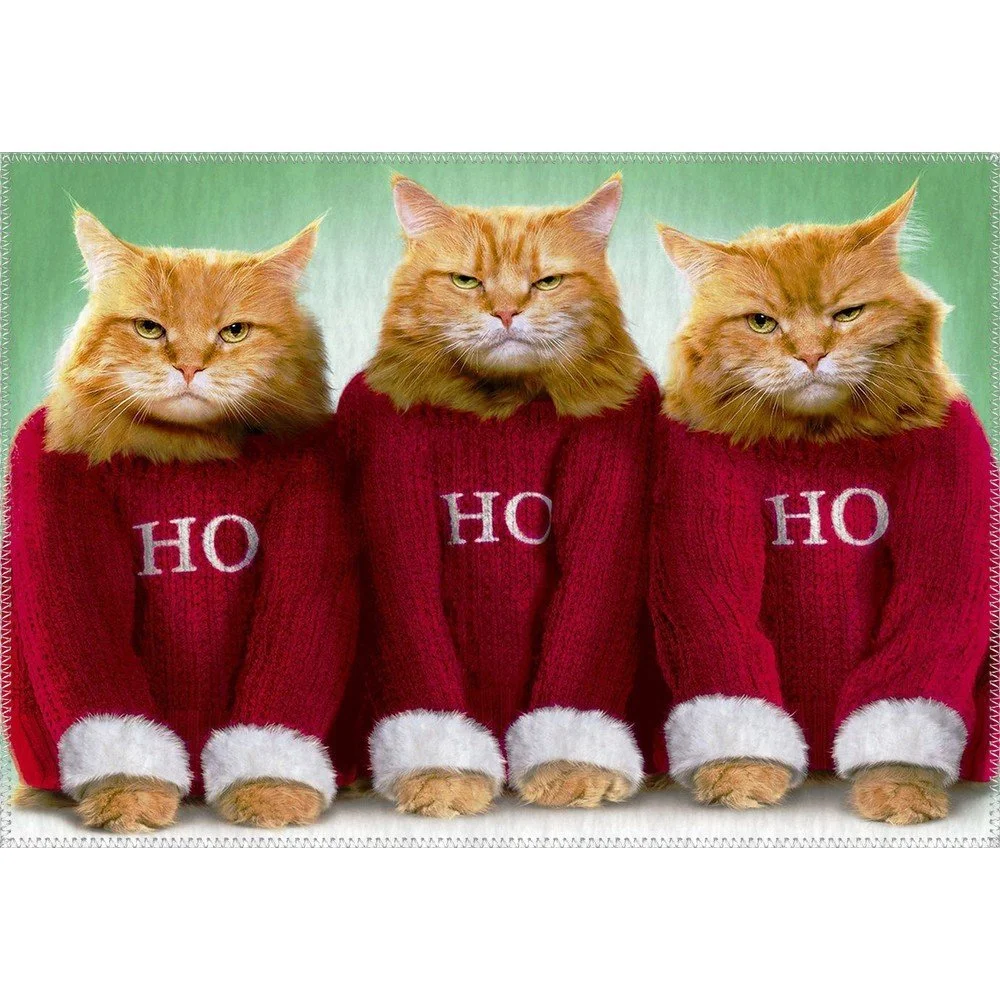 Koberec Vitaus Christmas Period Tree Funny Cats, 50 x 80 cm v:1319964