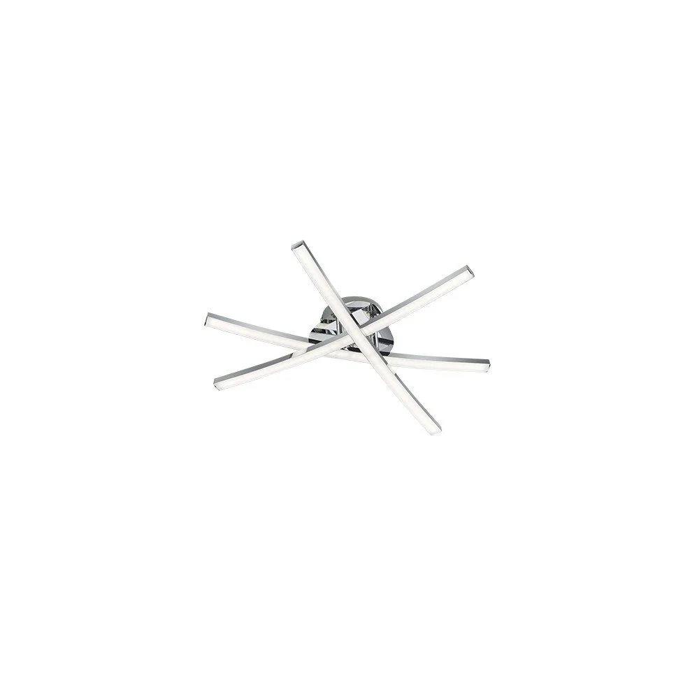 Stropní LED svítidlo ve stříbrné barvě Reality Capella, průměr 50 cm v:1279962