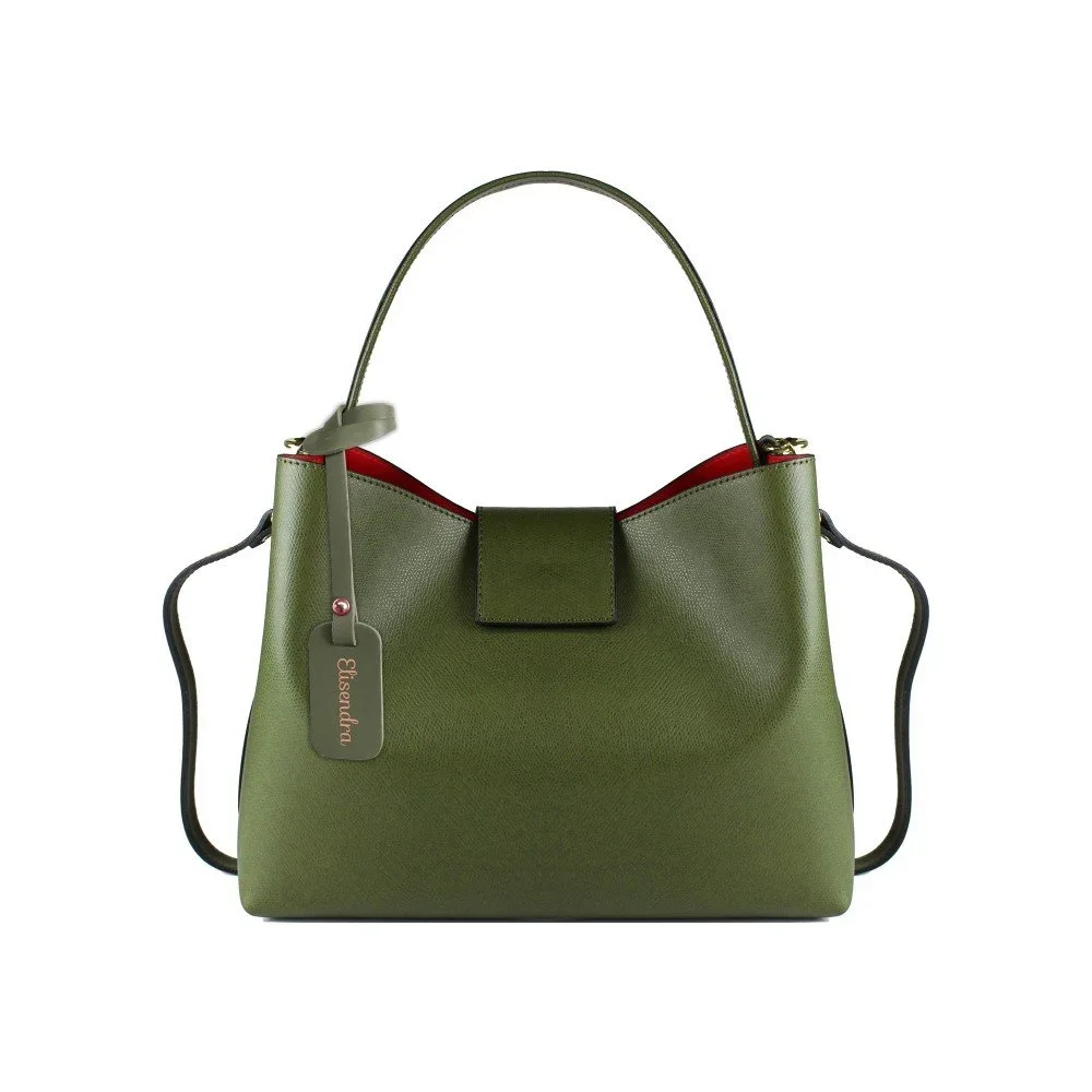 Zelená kožená kabelka Maison Bag Cindy v:1055770 Zelená kožená kabelka Maison Bag Cindy v:1055770