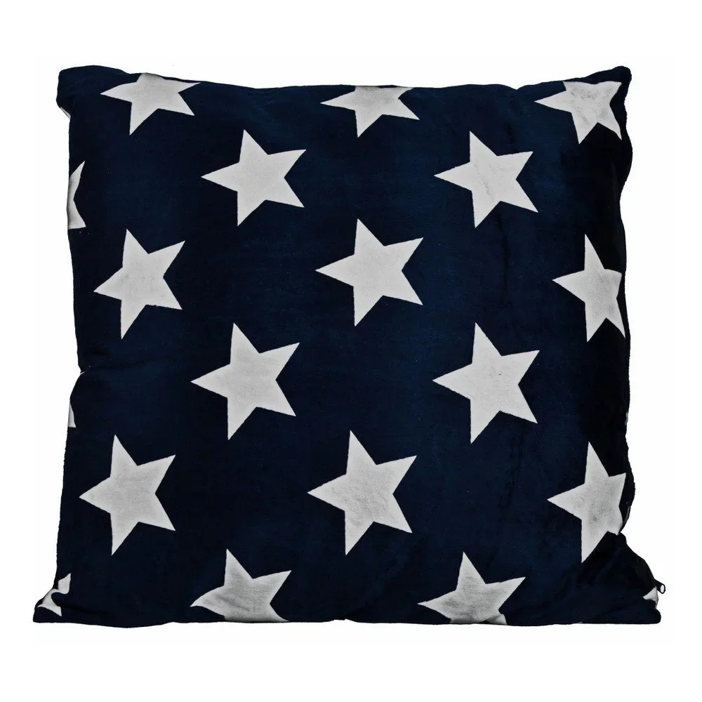 Černobílý polštář Ewax Stars Shine, 45 x 45 cm v:922680