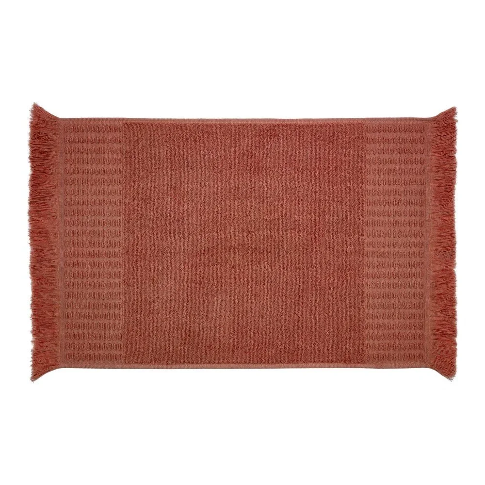 Koupelnová předložka v cihlové barvě 40x60 cm Veta – Kave Home v:1513082