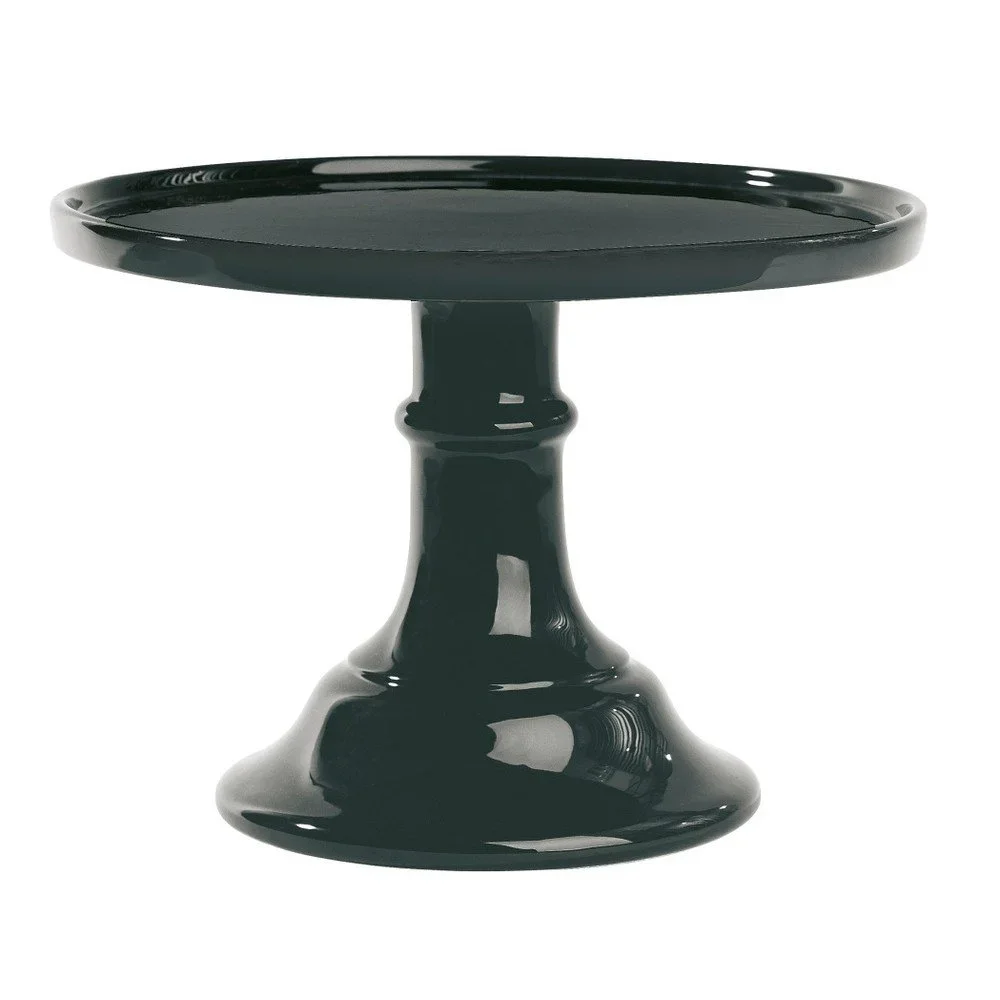 Černý keramický podnos na dort Miss Étoile, ø 25 cm v:874656
