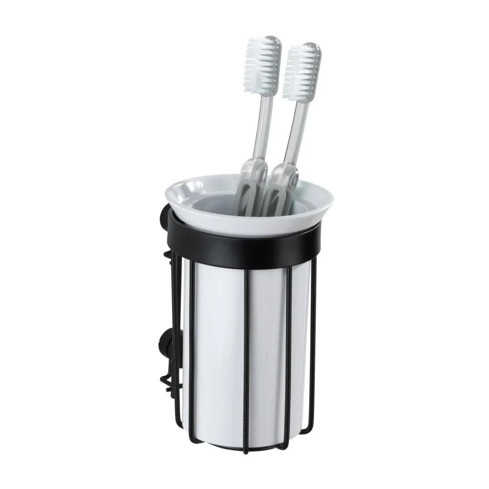 Nástěnný kelímek na zubní kartáčky Wenko Classic Plus v:1291270