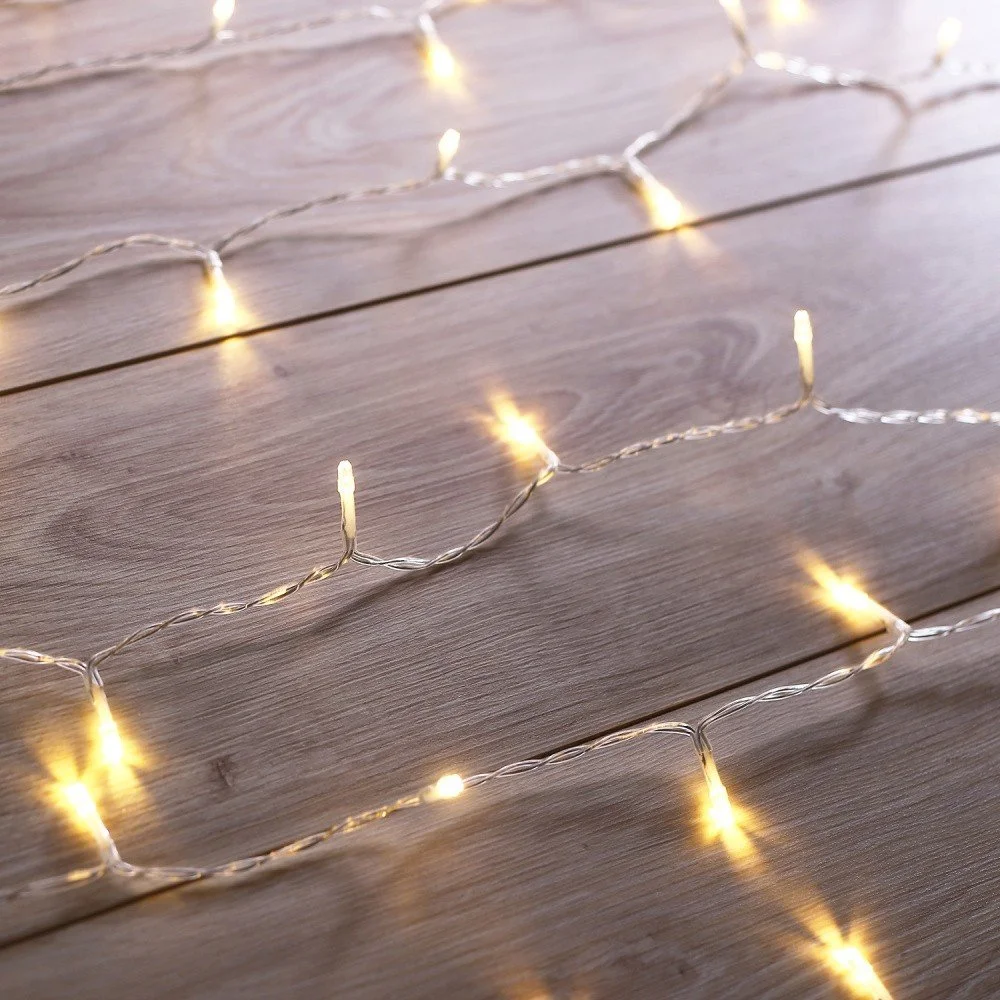 Transparentní LED světelný řetěz DecoKing Christmas, 200 světýlek, délka 1 m v:1161882