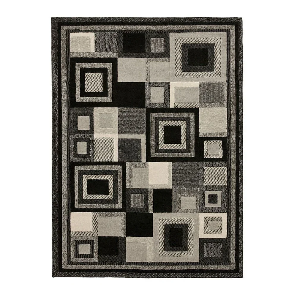 Černošedý koberec Think Rugs Hudson, 80 x 150 cm v:1001988