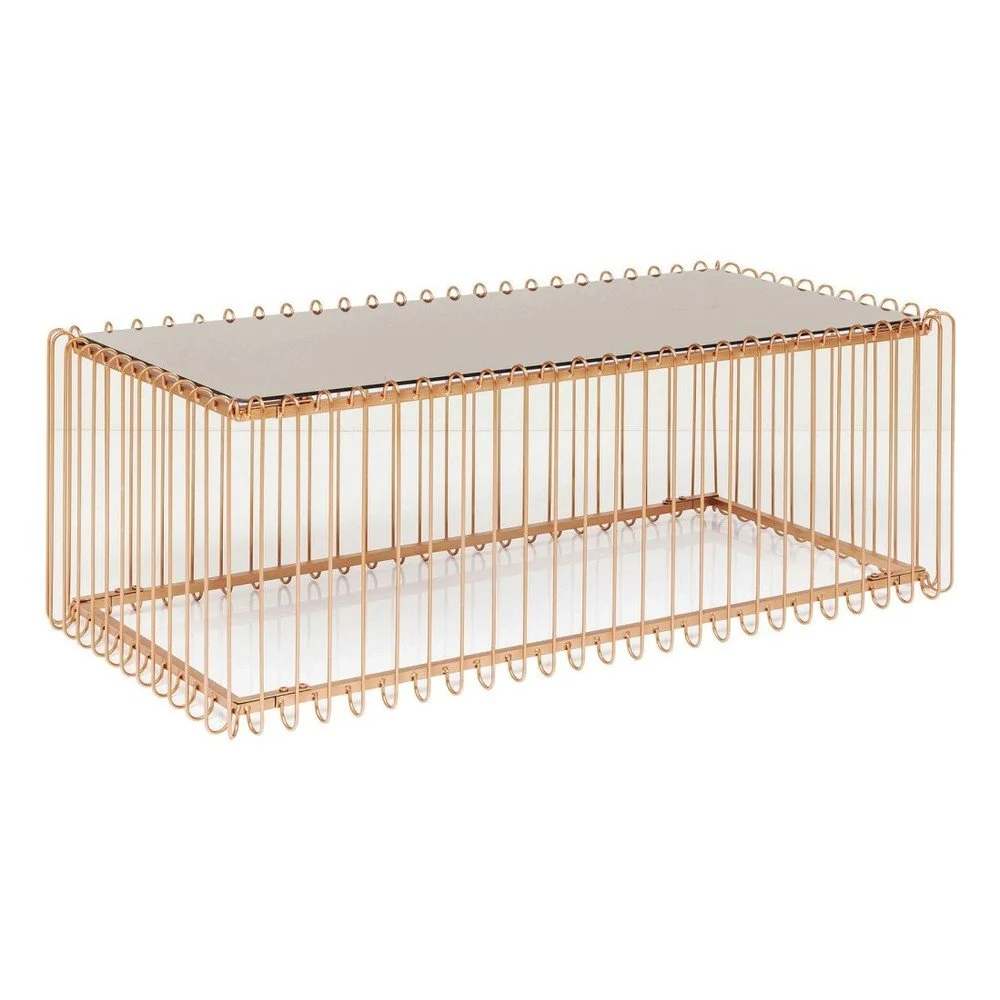 Konferenční stolek v měděné barvě Kare Design Copper Rectangular, 115 x 42 cm v:926396