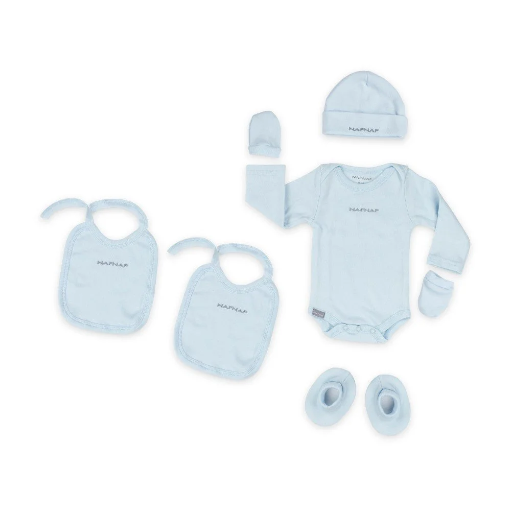 Dětský modrý set ze 100% bavlny Naf Naf Liso v:1124730