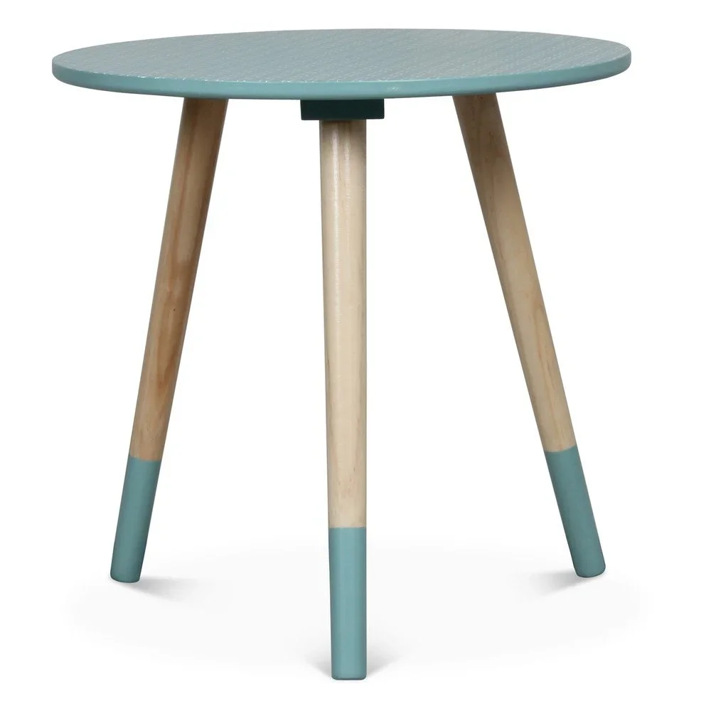 Modrý příruční stolek Opjet Paris Vick, ⌀ 40 cm v:703662