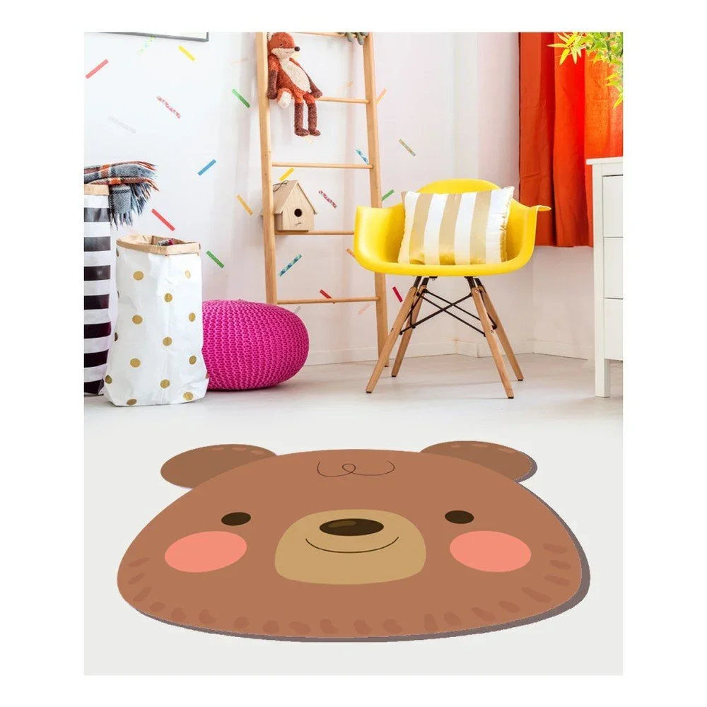 Dětský vinylový koberec Floorart Medvídek, ⌀ 120 cm v:1041330
