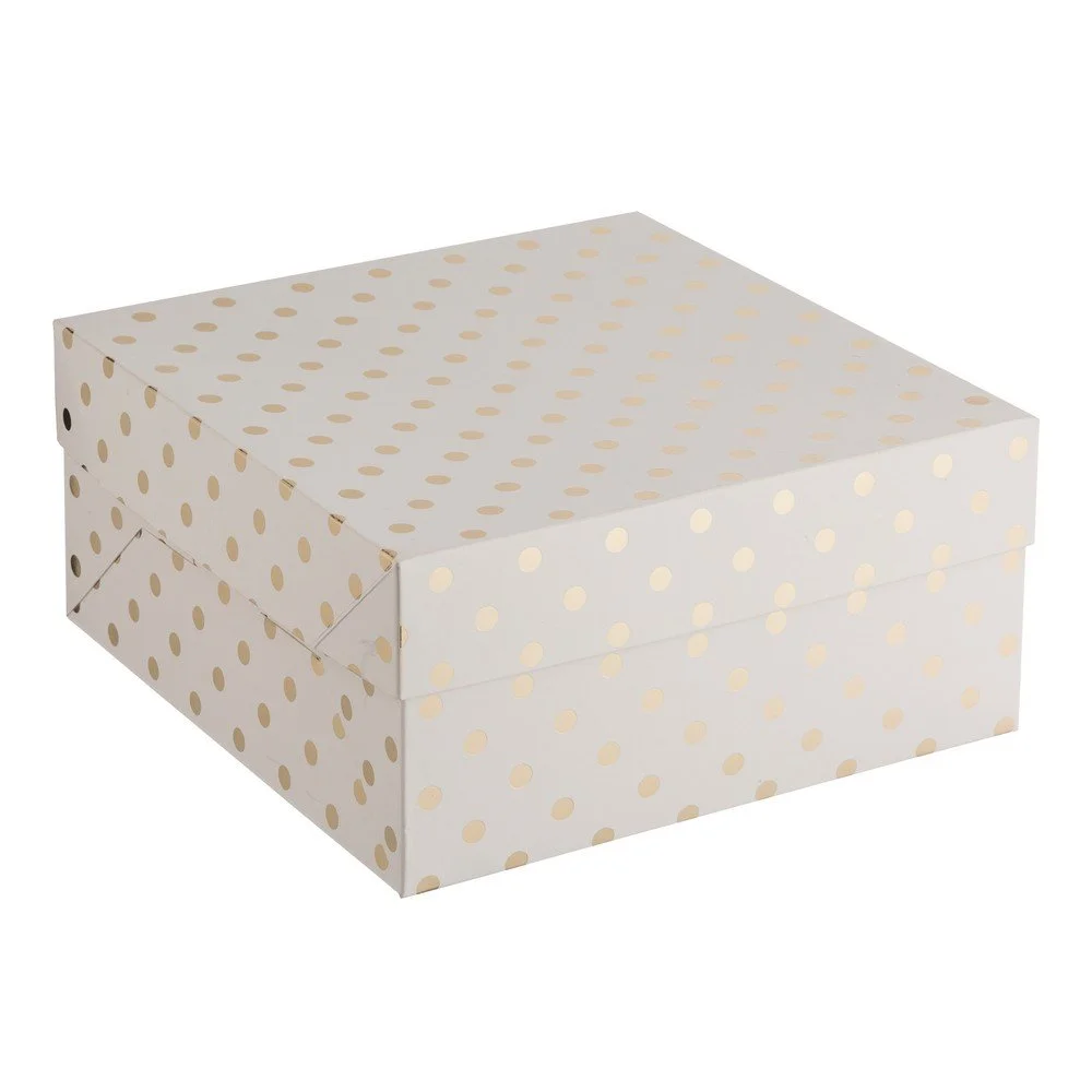 Papírová puntíkatá krabice Mason Cash Cake, 32,5 x 37 cm v:1243782