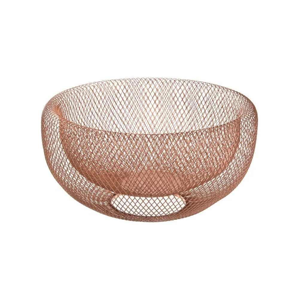 Kovová dekorativní mísa ve zlatorůžové barvě Native Bowl, ⌀ 28,5 cm v:1248090