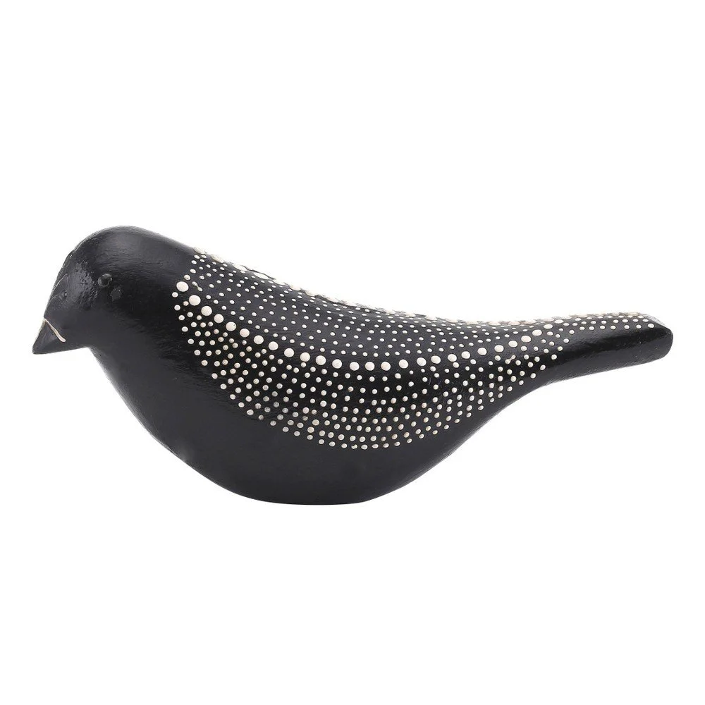 Černá dekorativní soška A Simple Mess Bird v:875846