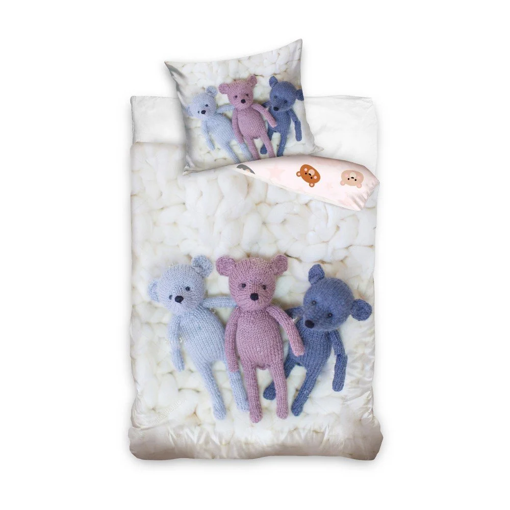 Dětské povlečení z renforcé bavlny CARBOTEX Teddy Bears, 140 x 200 cm v:1292856