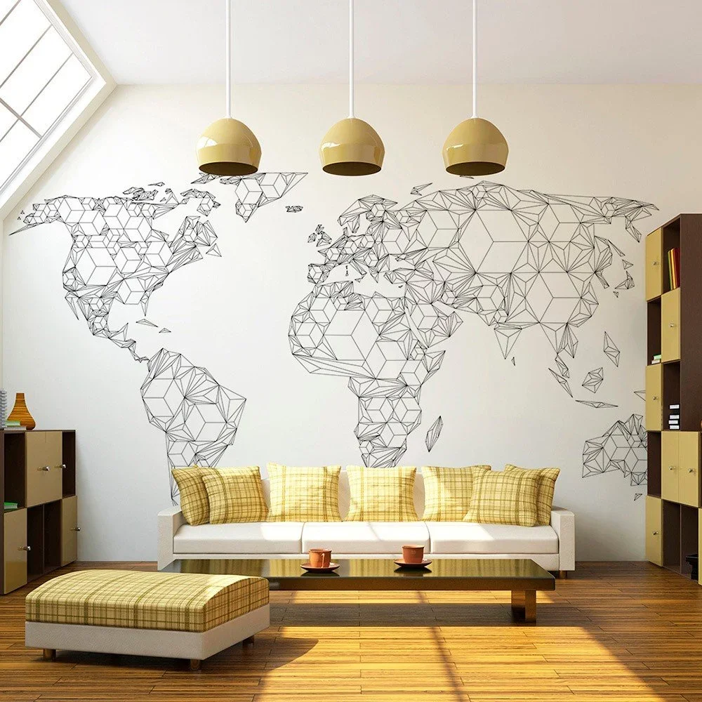 Velkoformátová tapeta Artgeist Geometry World, 350 x 270 cm v:1028352