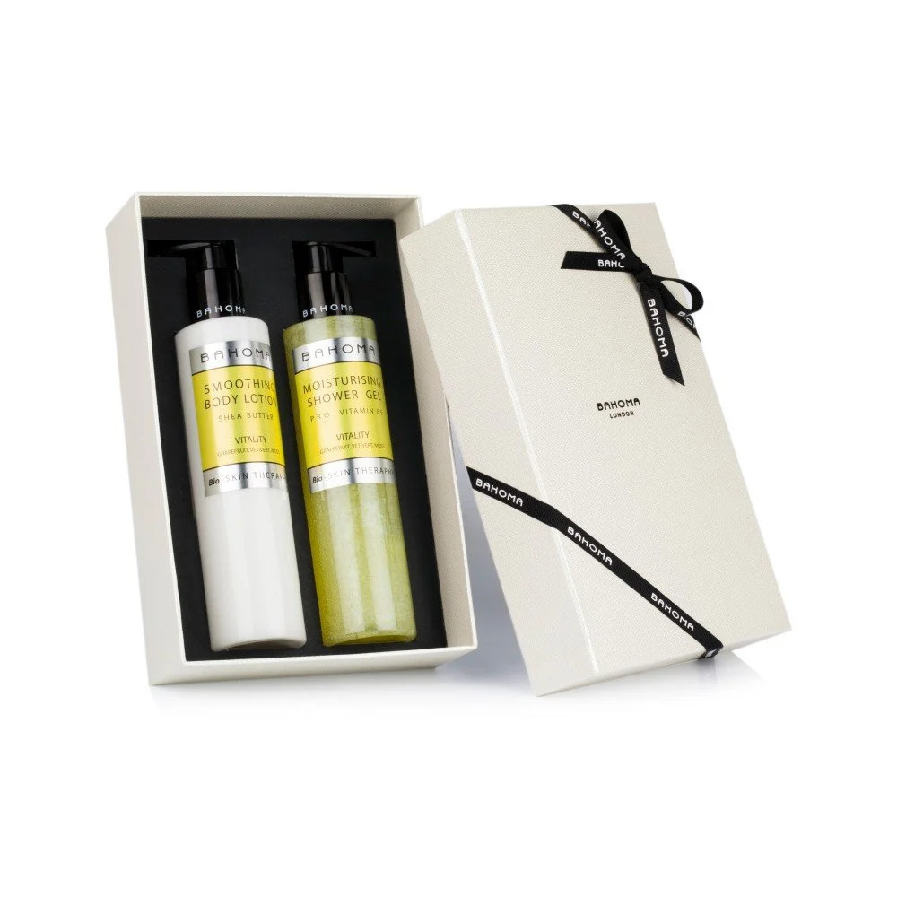 Set sprchového gelu a tělového mléka Bahoma London Lotion Vitality v:964374