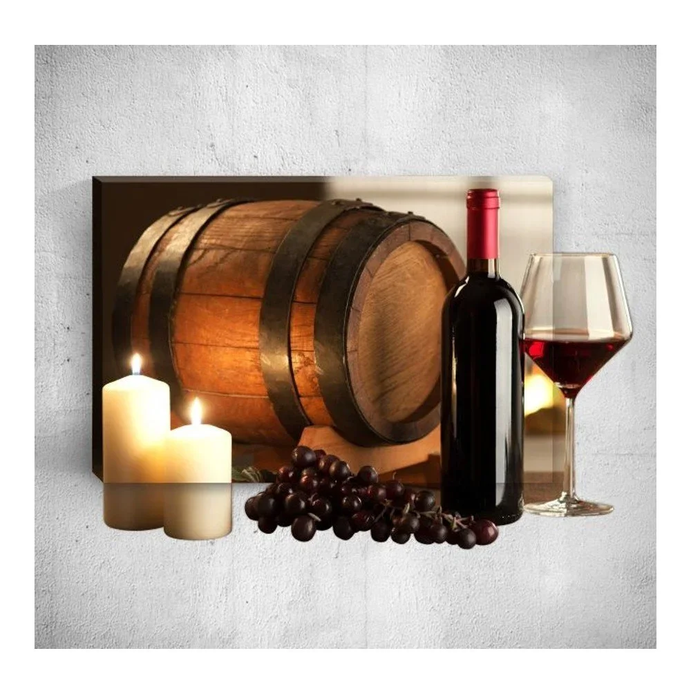 Nástěnný 3D obraz Mosticx Wine Barrel, 40 x 60 cm v:1091136