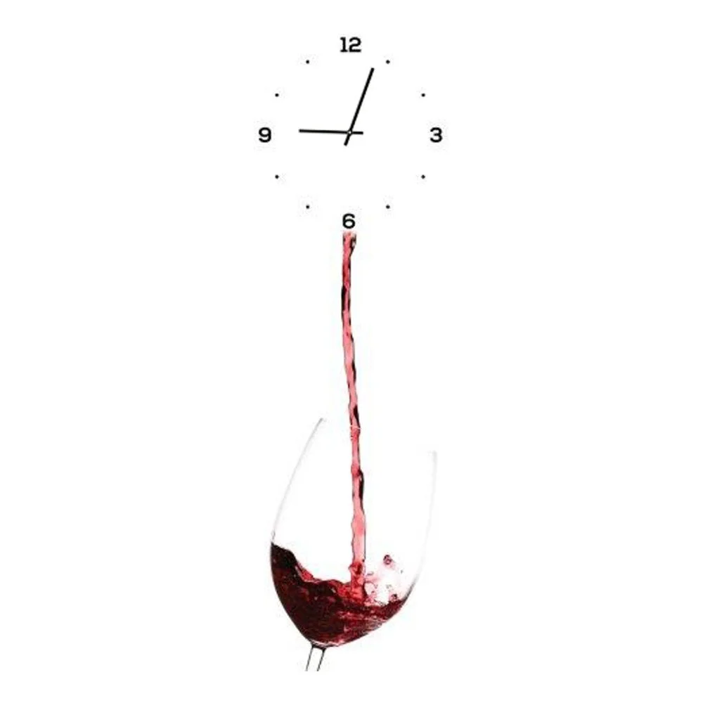 Skleněné hodiny DecoMalta Wine Time, 20 x 60 cm v:819248