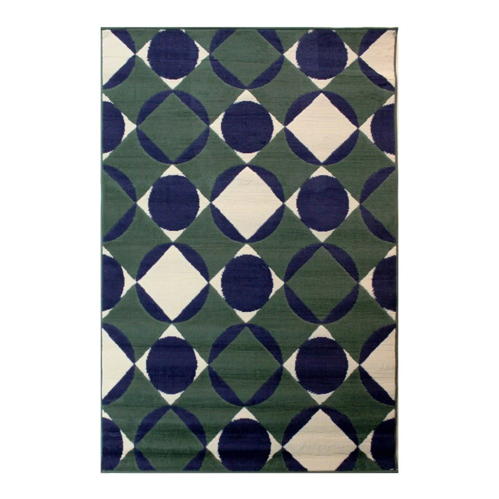 Modrý koberec Flair Rugs Carnaby Element Teal, 160 x 230 cm v:1002584