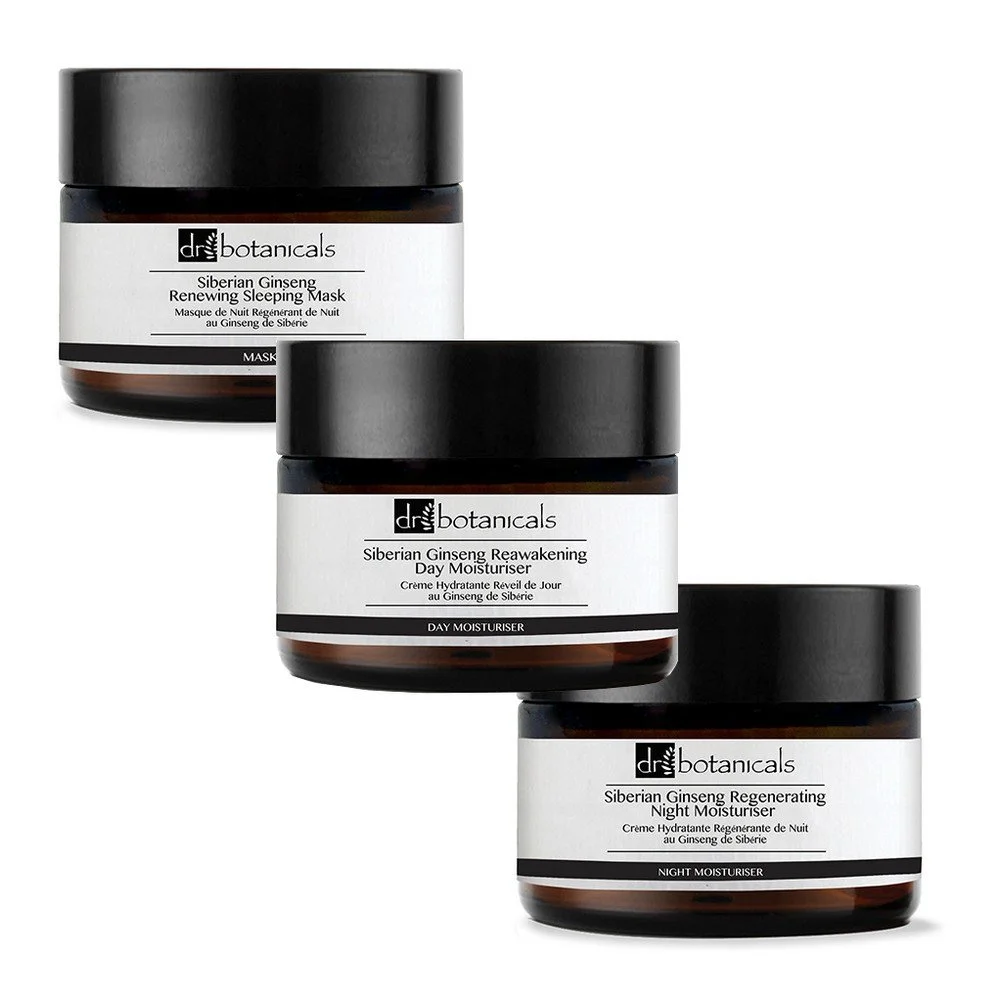Set vyživující pleťové masky a denního a nočního krému Dr. Botanicals Siberian Ginseng Uplifting v:1000234