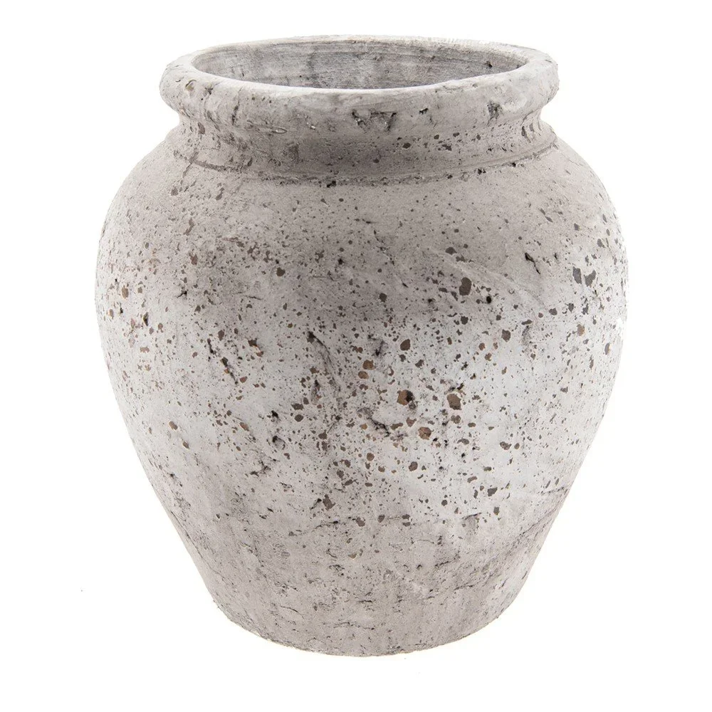 Terakotová váza Clayre & Eef Minsie, výška 28 cm v:1239894