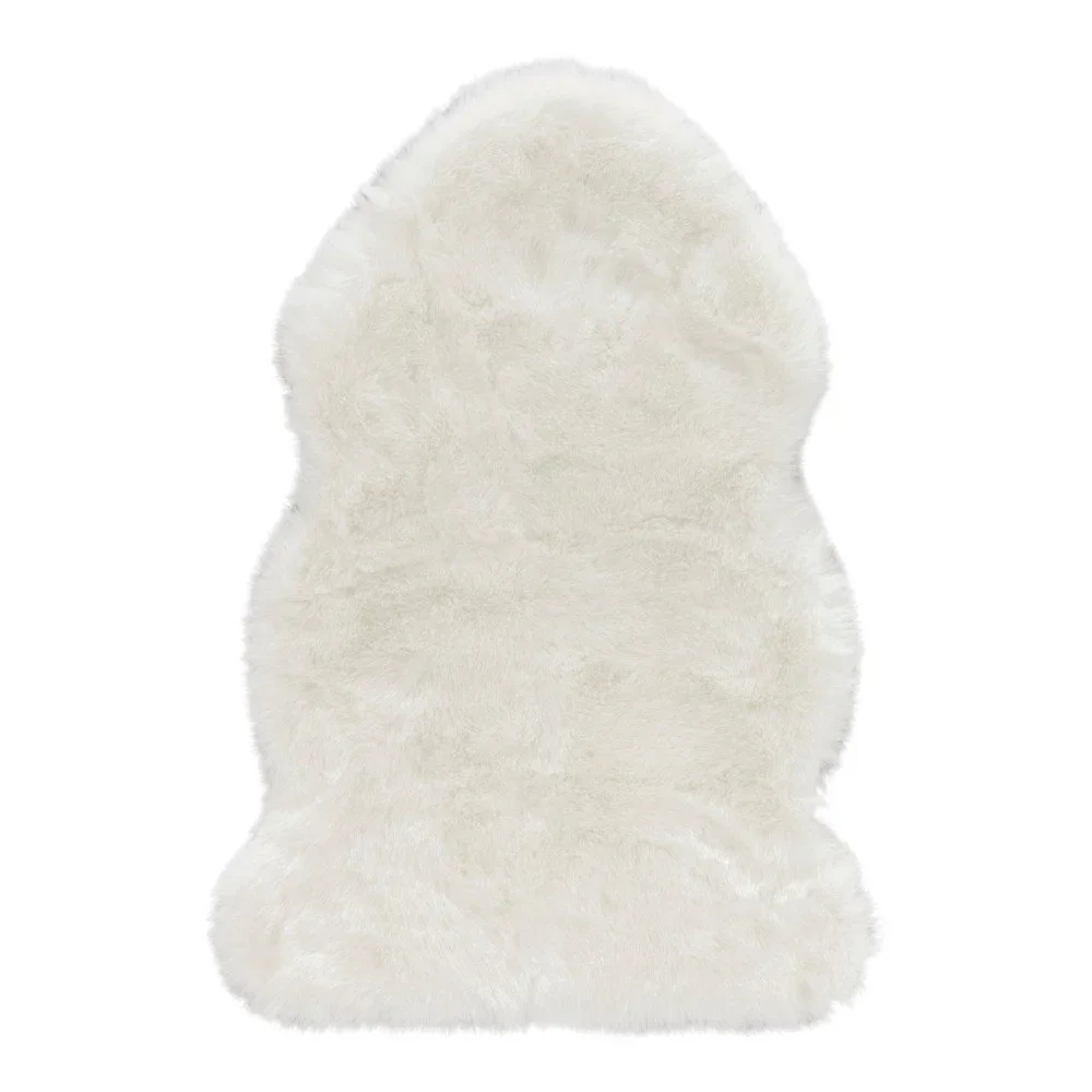 Bílá umělá kožešina Mint Rugs Uni Soft, 120 x 170 cm v:1155534